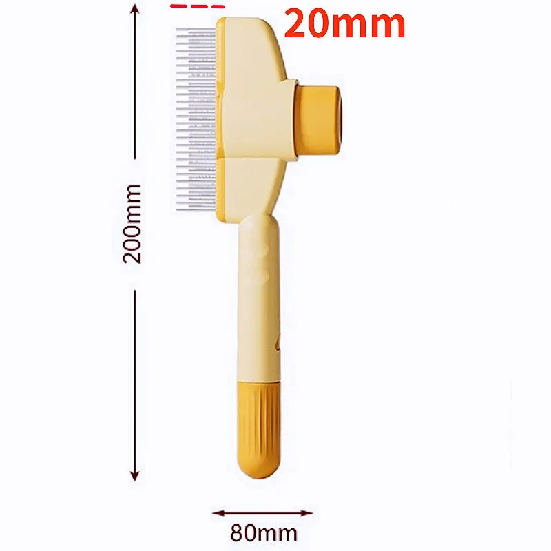 Dog Comb Massage Dog Brush furvana tm Automatic Pet Hair Remover Self Cleaning Cat Brush Dogs Grooming One Button Hair Comb Pet Products