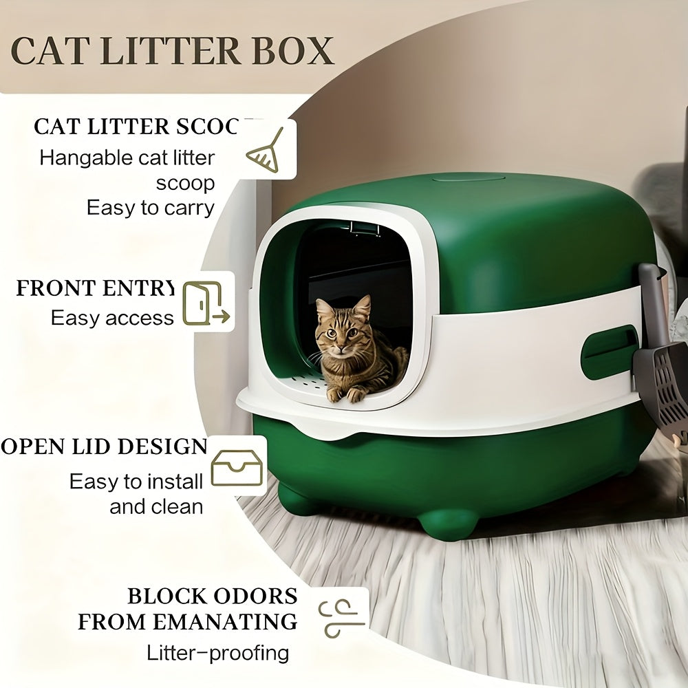 Fully Enclosed Cat Litter Box™
