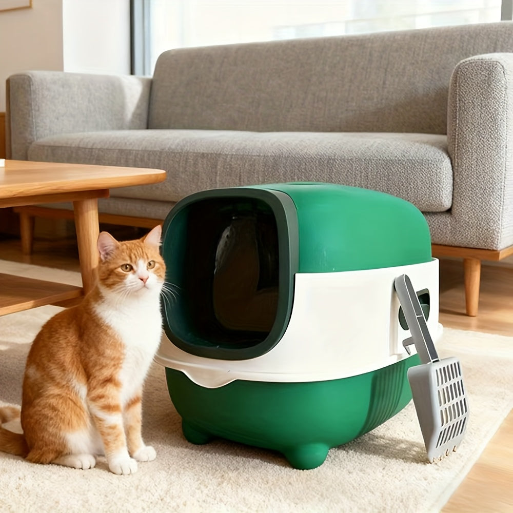 Fully Enclosed Cat Litter Box™