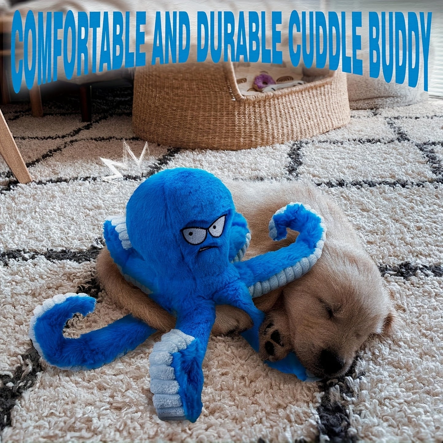 Octopus Crinkle Tug Toy™