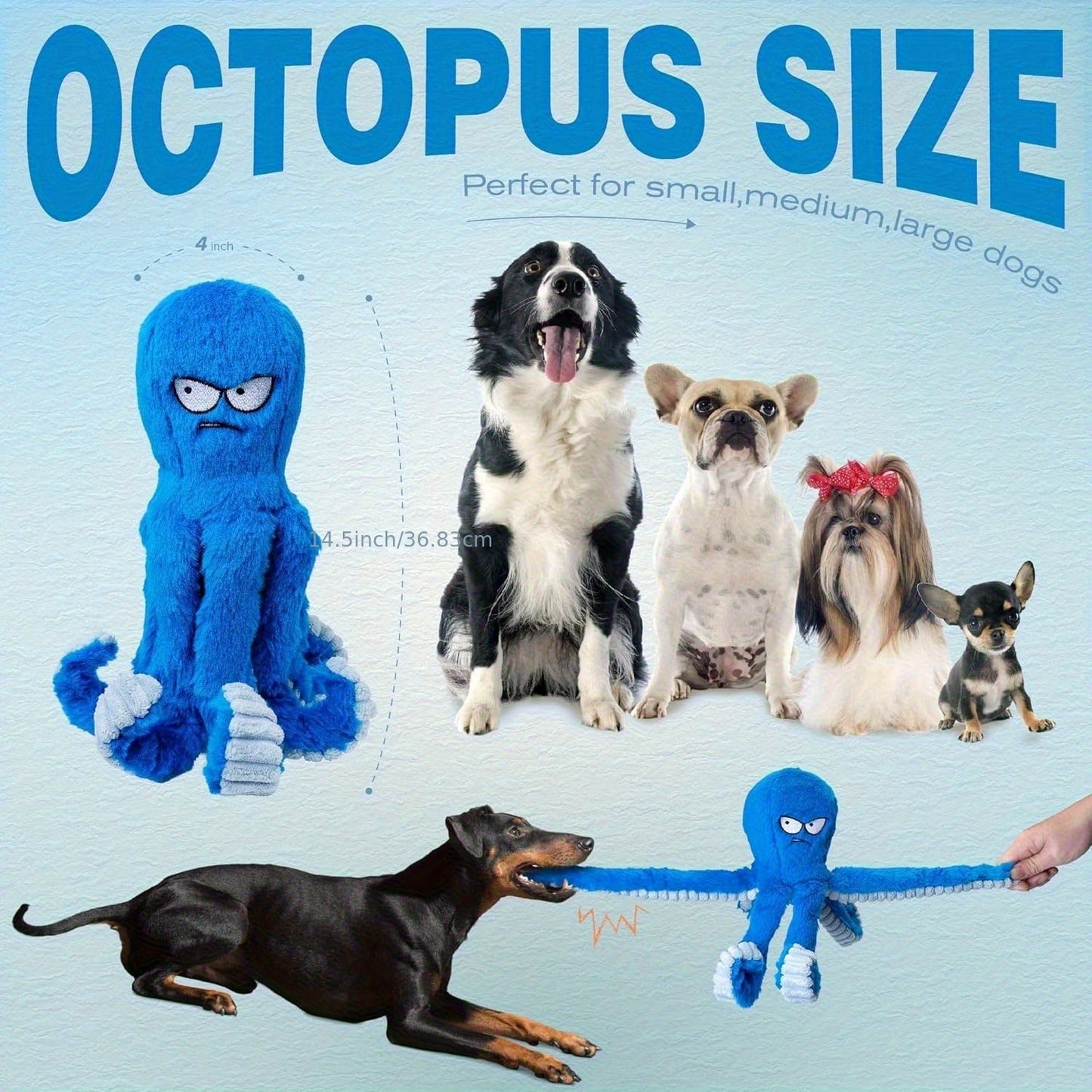 Octopus Crinkle Tug Toy™