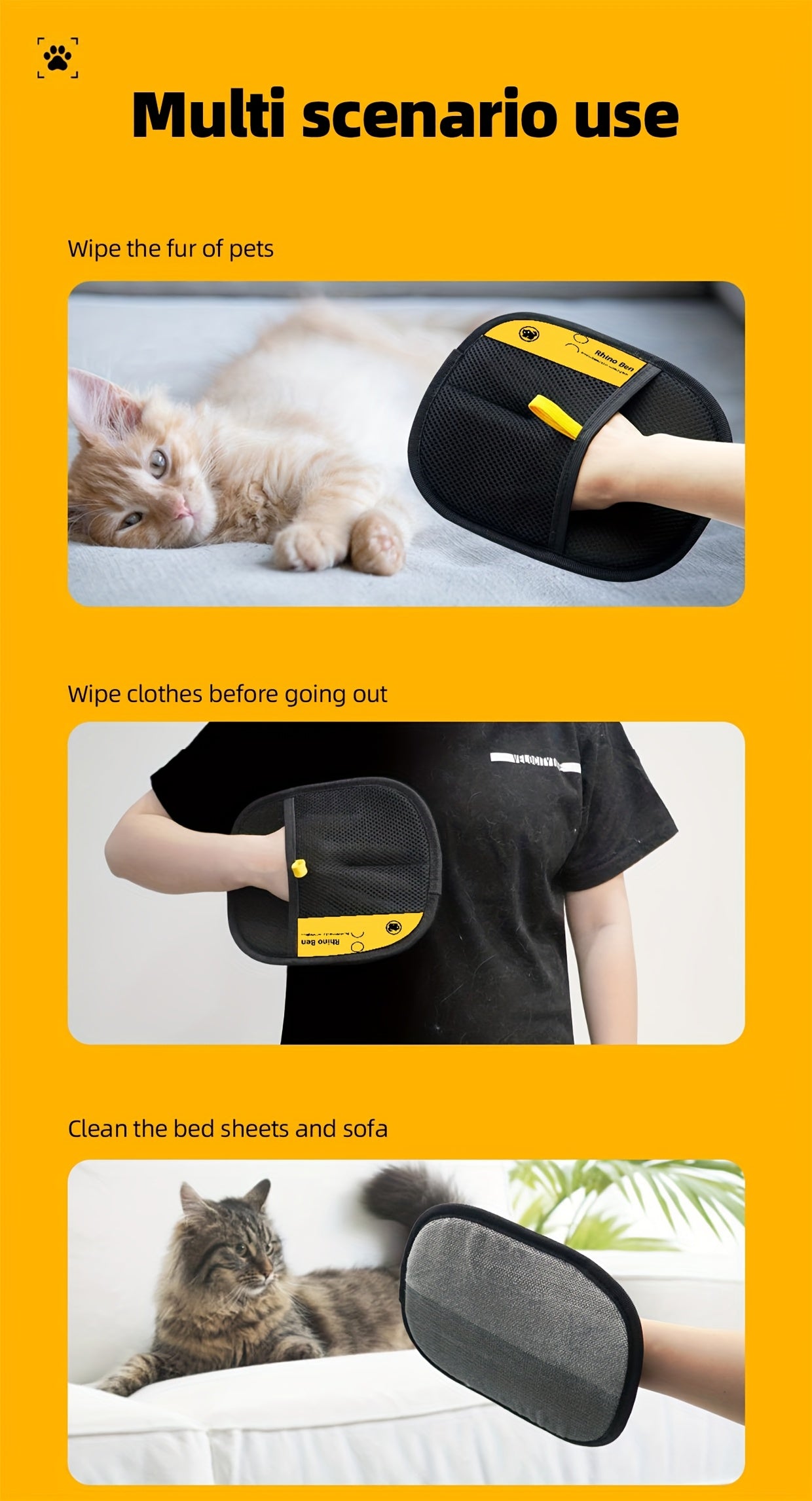 StaticLift Grooming Gloves™