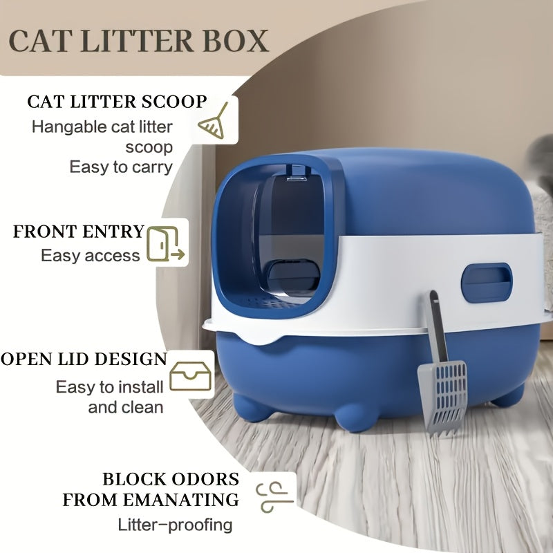 Fully Enclosed Cat Litter Box™