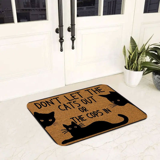 Don’t Let The Cats Out” Doormat™