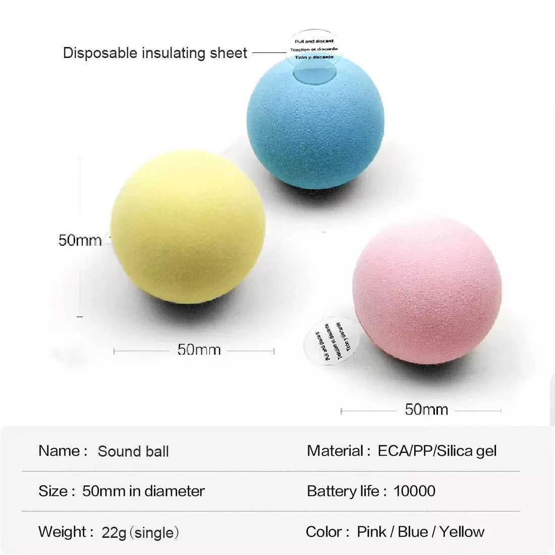 Smart Cat Toys Interactive  furvana tmBall Plush Electric Catnip Training Toy Kitten Touch Sounding Pet Product Squeak Toy Ball Cat Supplie