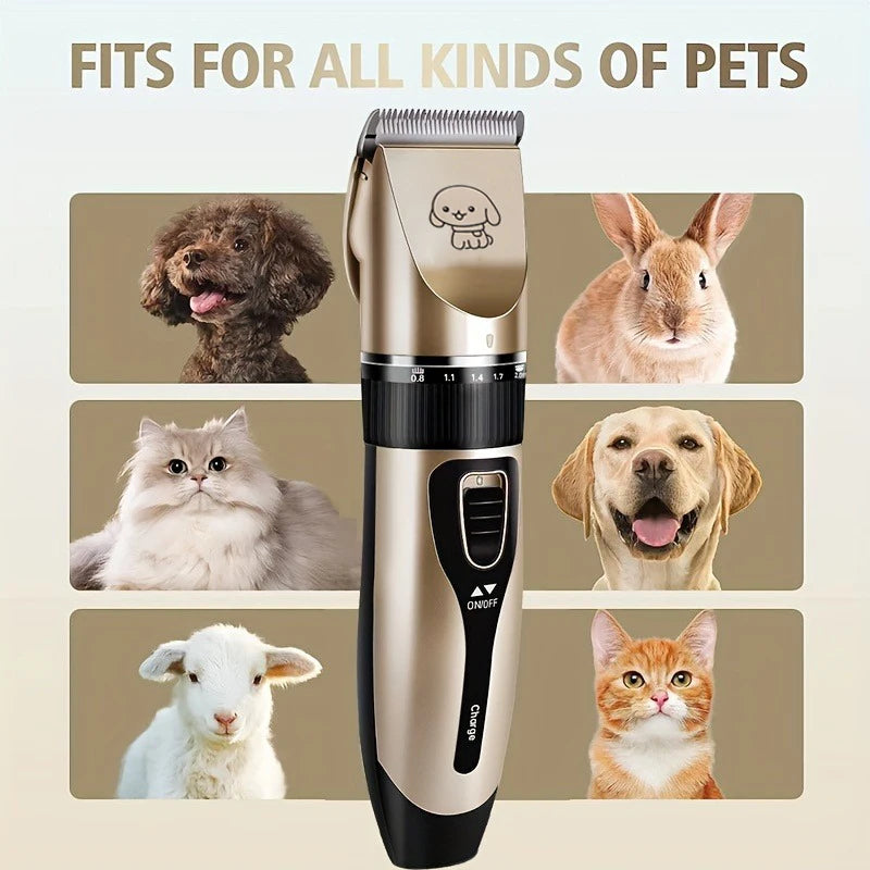 Pet Hair Trimmer Kit Electric furvana tm Precision Clippers Perfect for Professional Grooming at Home, Ideal for Dogs and Cats