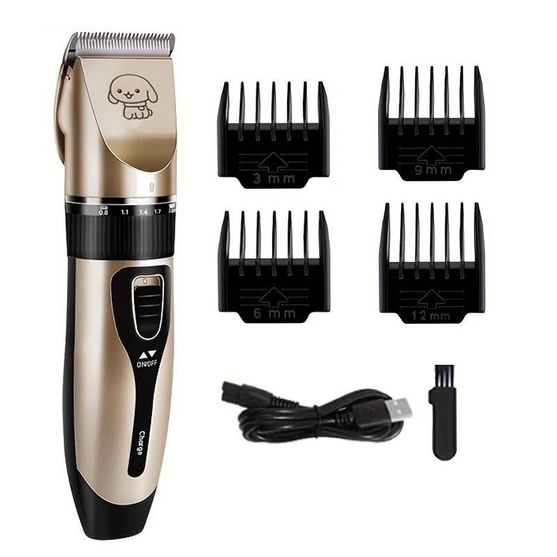 Pet Hair Trimmer Kit Electric furvana tm Precision Clippers Perfect for Professional Grooming at Home, Ideal for Dogs and Cats