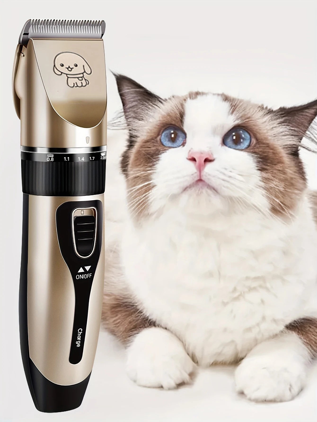 Pet Hair Trimmer Kit Electric furvana tm Precision Clippers Perfect for Professional Grooming at Home, Ideal for Dogs and Cats
