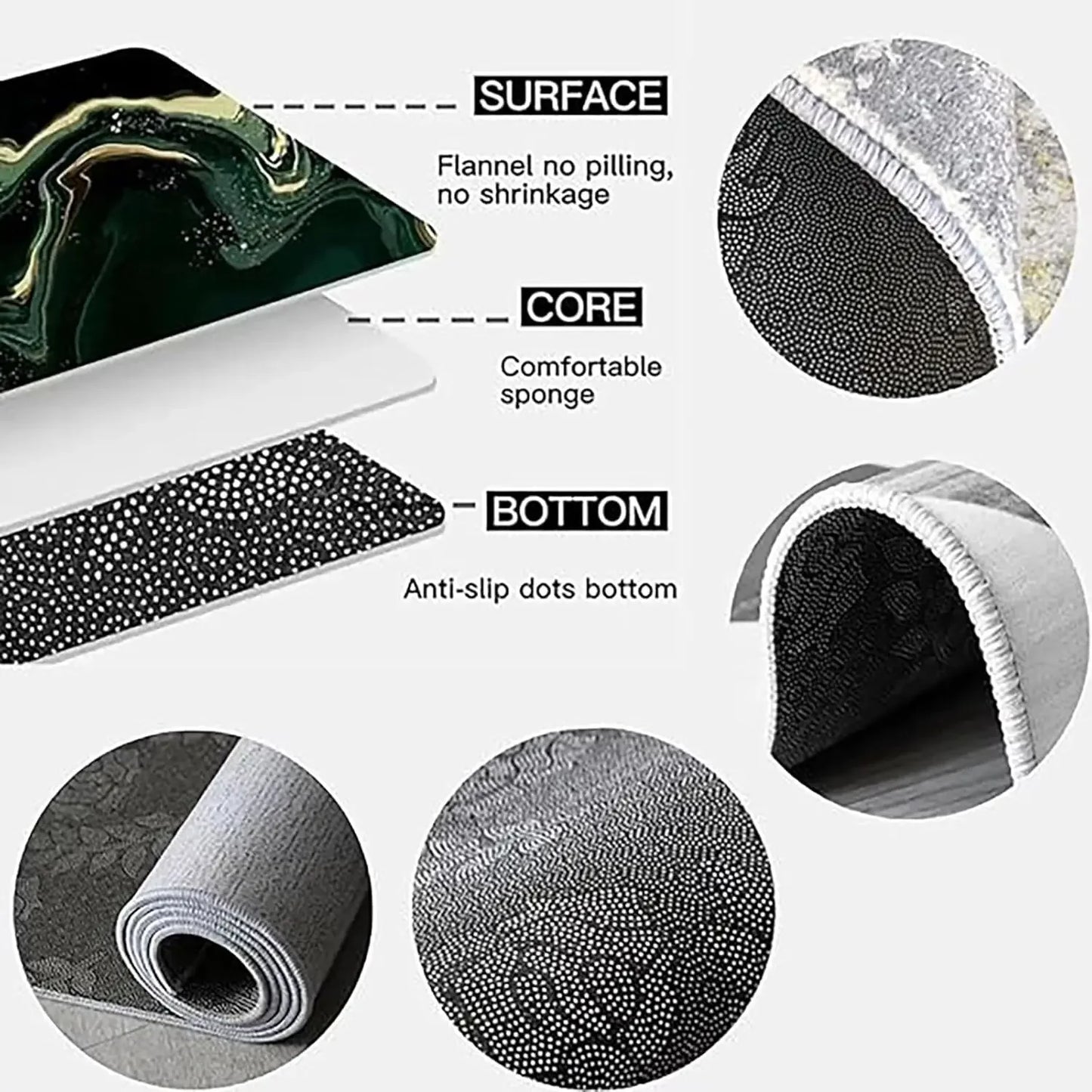 1Pc Christmas Cute Cat Print Doormat, furvana tmNon-Slip Microfiber Polyester Rug Machine Washable For Home Entryway, Bedroom, Living Room