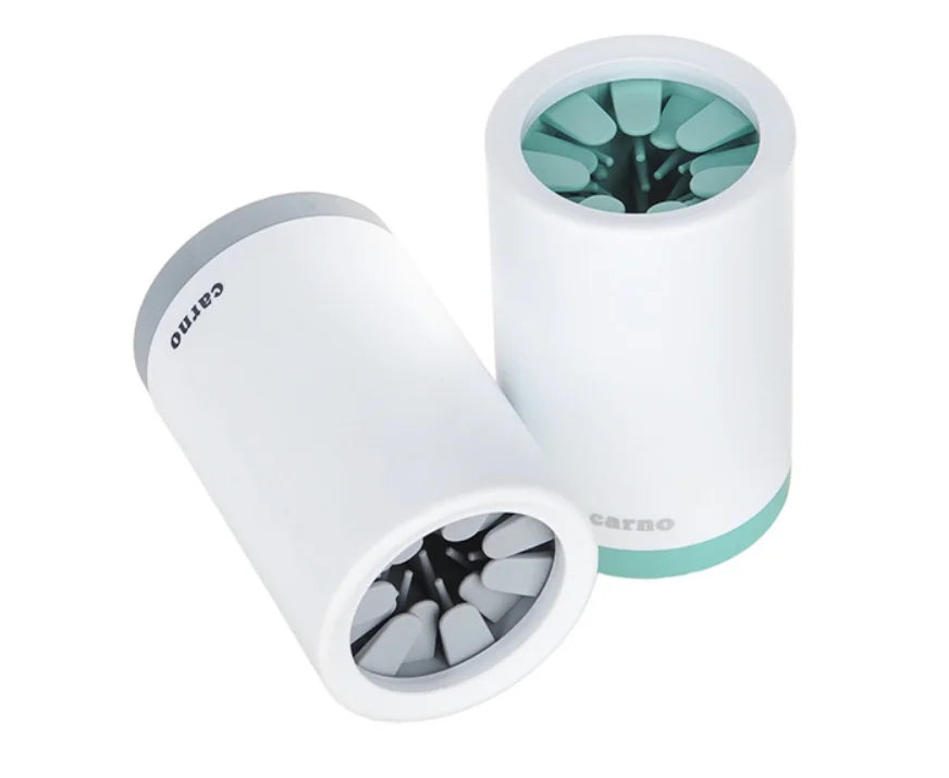 Pet Foot Washer Cup Silicone Soft furvana tm Foot Cup Cat Foot Cleaning Bucket Dog Paw Cleaner Cup Manual Quick Feet Wash Cleaner