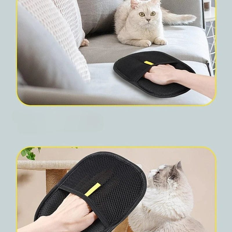 Pet Hair Remover Portable Washable Clothes furvana tm Hair Dehairing Gloves Pet Cleaning Products Pet Accessories