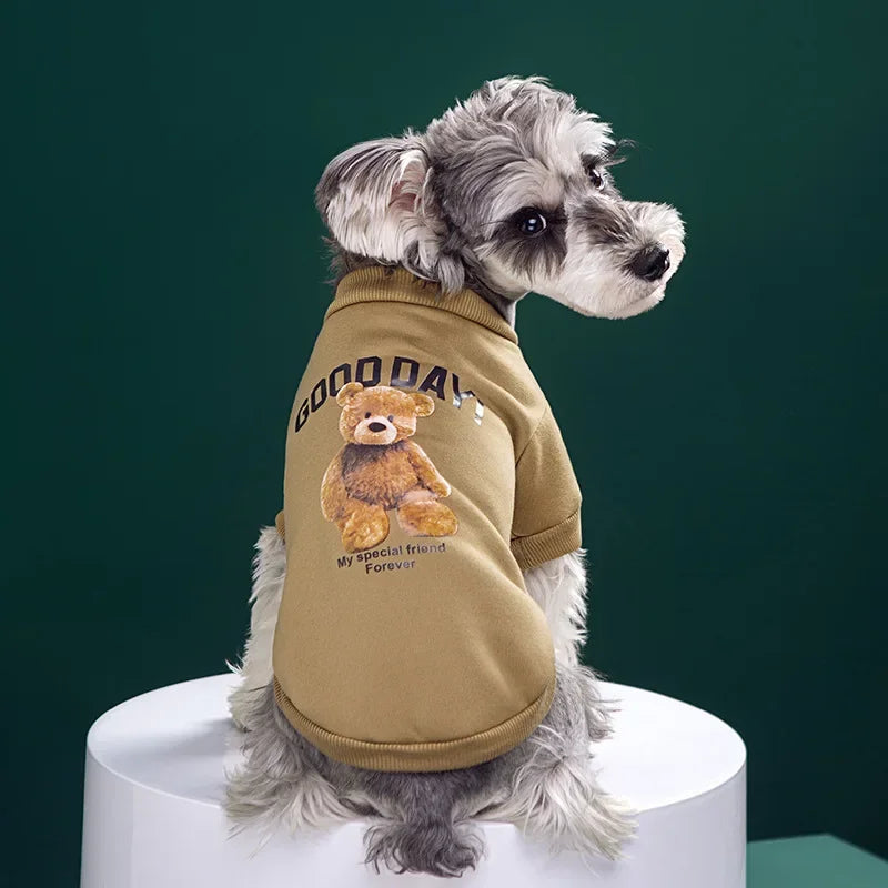 Dogs Winter Cute Clothes Puppy Warm furvana tm Pullover Sweatshirt Bear Pattern Pet Jacket for Small Medium Dog Cat Coats Chihuahua Costume