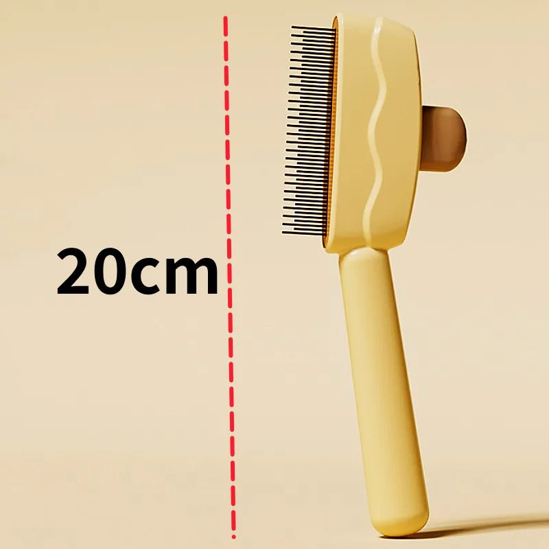 Dog Comb Massage Dog Brush furvana tm Automatic Pet Hair Remover Self Cleaning Cat Brush Dogs Grooming One Button Hair Comb Pet Products