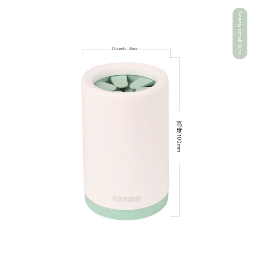 Pet Foot Washer Cup Silicone Soft furvana tm Foot Cup Cat Foot Cleaning Bucket Dog Paw Cleaner Cup Manual Quick Feet Wash Cleaner