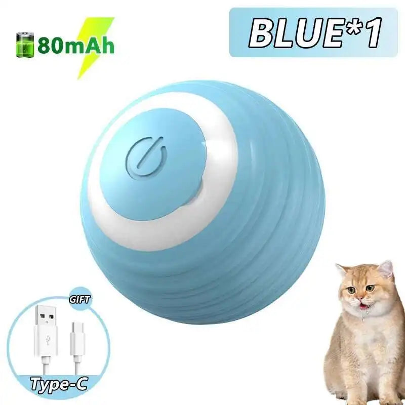 Smart Dog Toy Ball Electronic  furvana tmInteractive Pet Toy Ball USB Automatic Bouncing Rolling Toy Ball With RGB Lights Puppy Cat Product