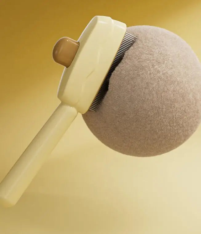 Dog Comb Massage Dog Brush furvana tm Automatic Pet Hair Remover Self Cleaning Cat Brush Dogs Grooming One Button Hair Comb Pet Products