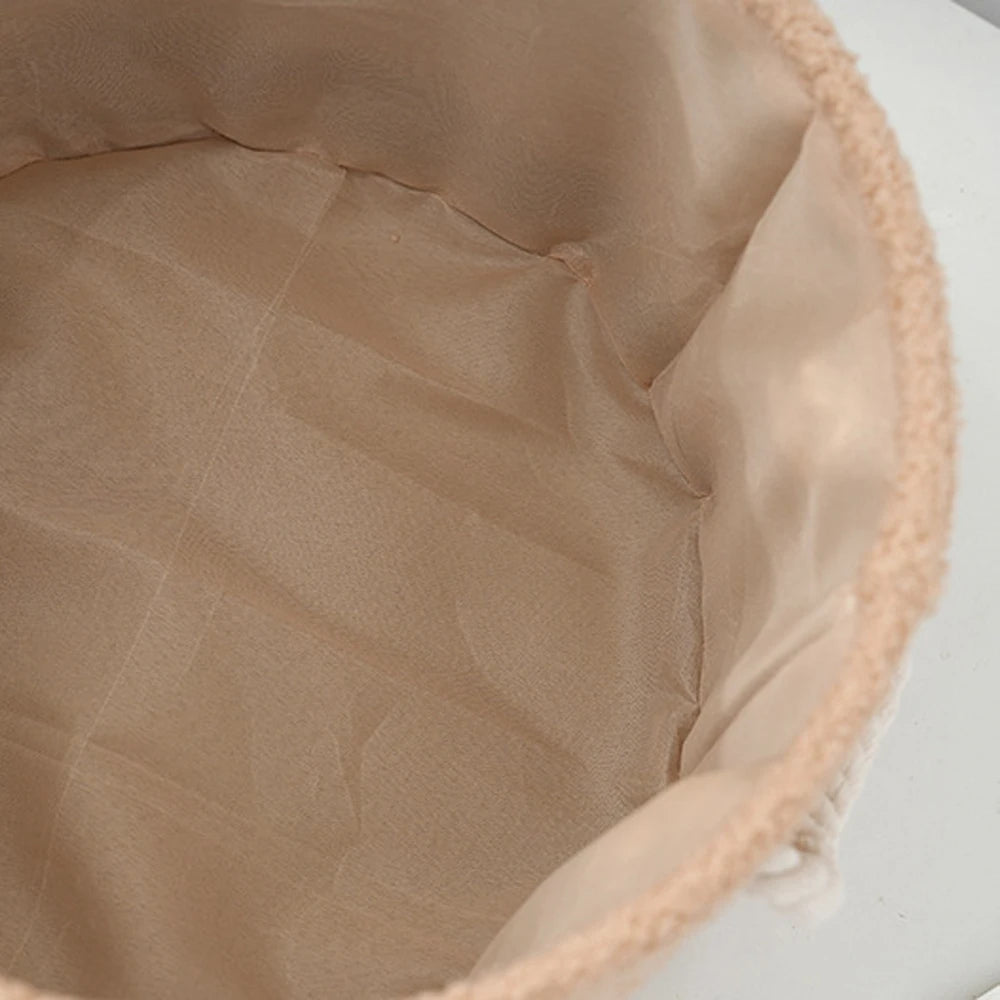 Plush Dog Toy Basket Foldable Storage Dog Toy  furvana tmwith Comfortable Handle Suitable for Storing Pet Toy Accessories