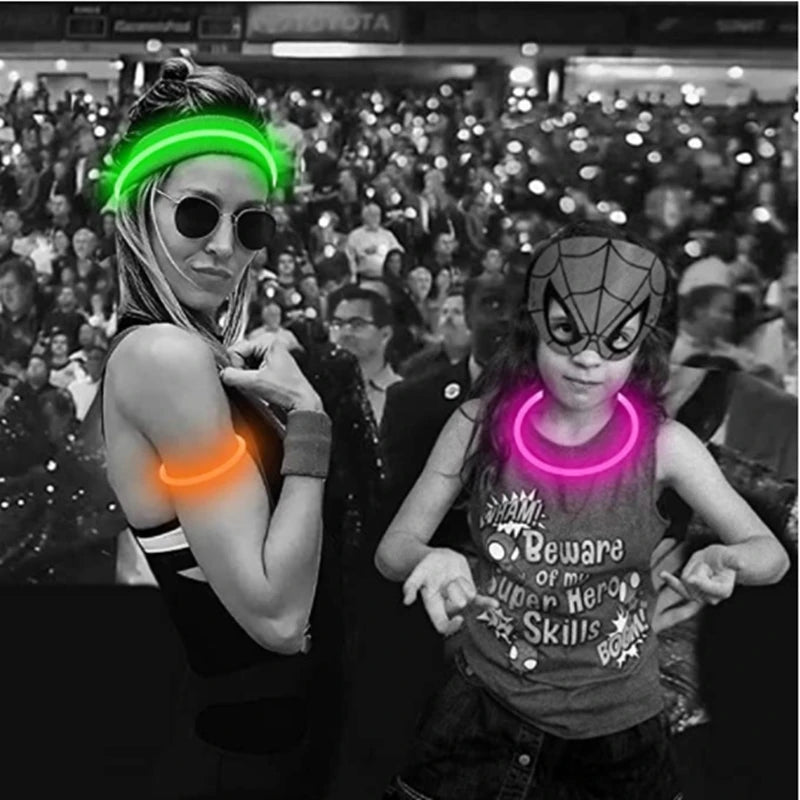 USB Rechargeable Luminous Collar Adjustable furvana tm Led Glowing Dog Collar for Large Small Dogs Cat Night Light Collar Pet Safety Harnes