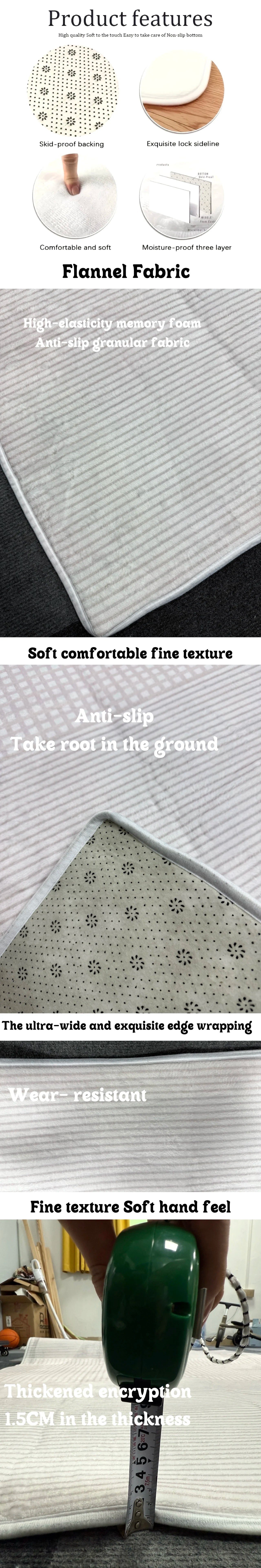 VIKAMA Christmas Rug Cartoon Cat Soft furvana tm Plush Rug Entrance Door Mat Kitchen & Bathroom Non-Slip Absorbent Rug Home Decor