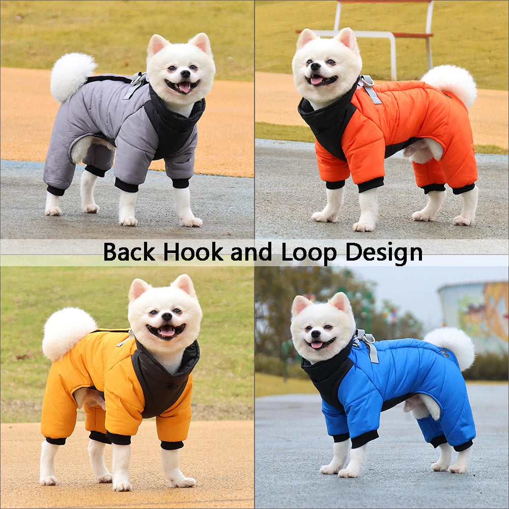 Winter Warm Thicken Pet Dog furvana tm Jacket Waterproof Dog Clothes for Small Medium Dogs Puppy Coat Chihuahua French Bulldog Pug Clothing
