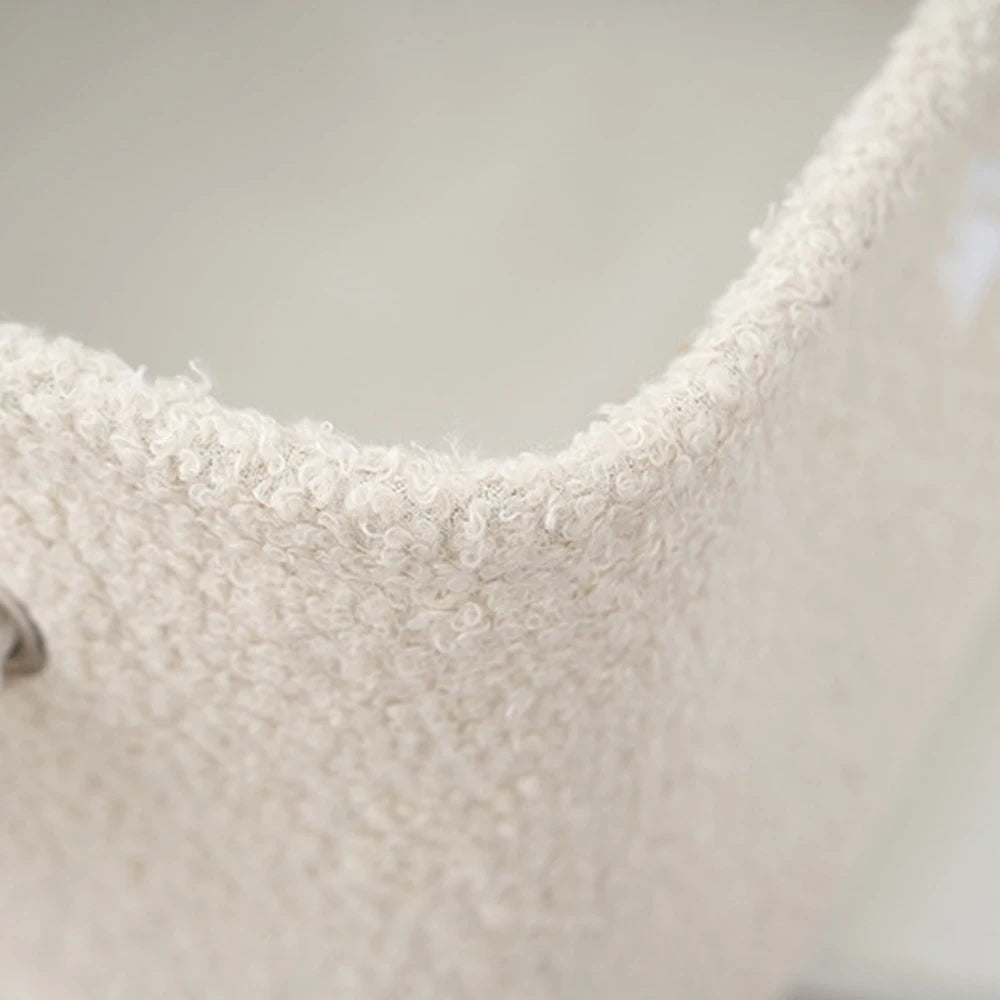 Plush Dog Toy Basket Foldable Storage Dog Toy  furvana tmwith Comfortable Handle Suitable for Storing Pet Toy Accessories