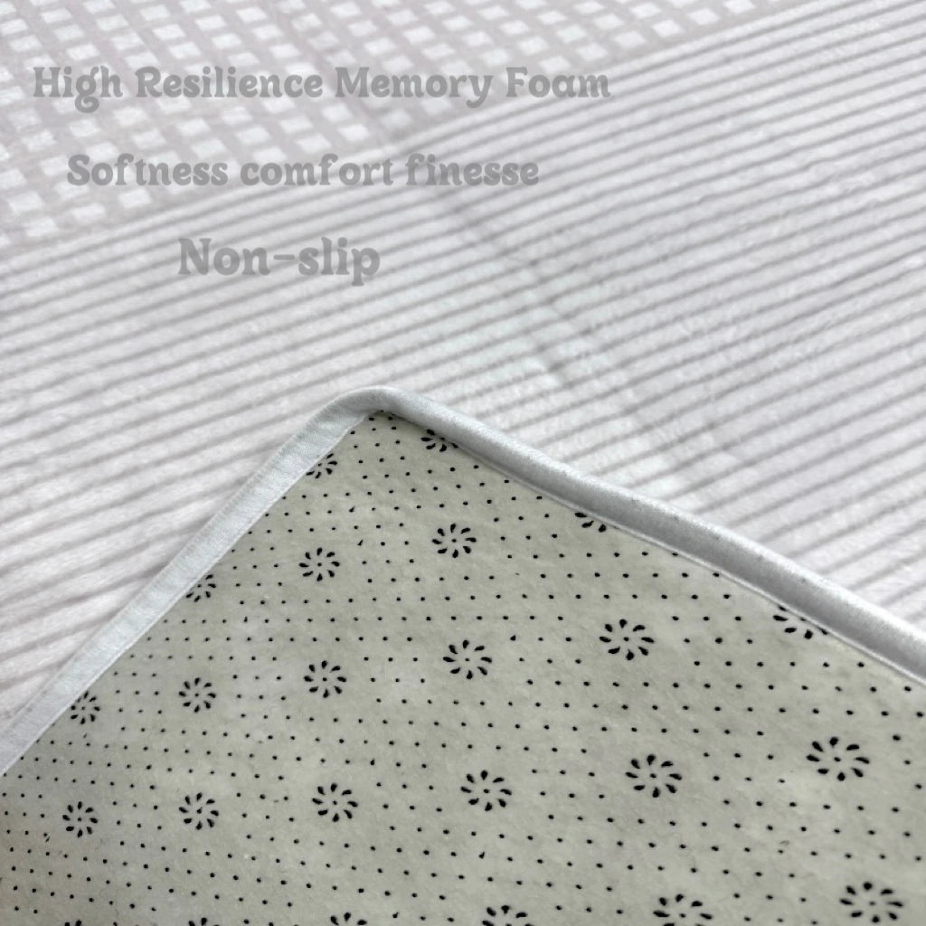 VIKAMA Christmas Rug Cartoon Cat Soft furvana tm Plush Rug Entrance Door Mat Kitchen & Bathroom Non-Slip Absorbent Rug Home Decor