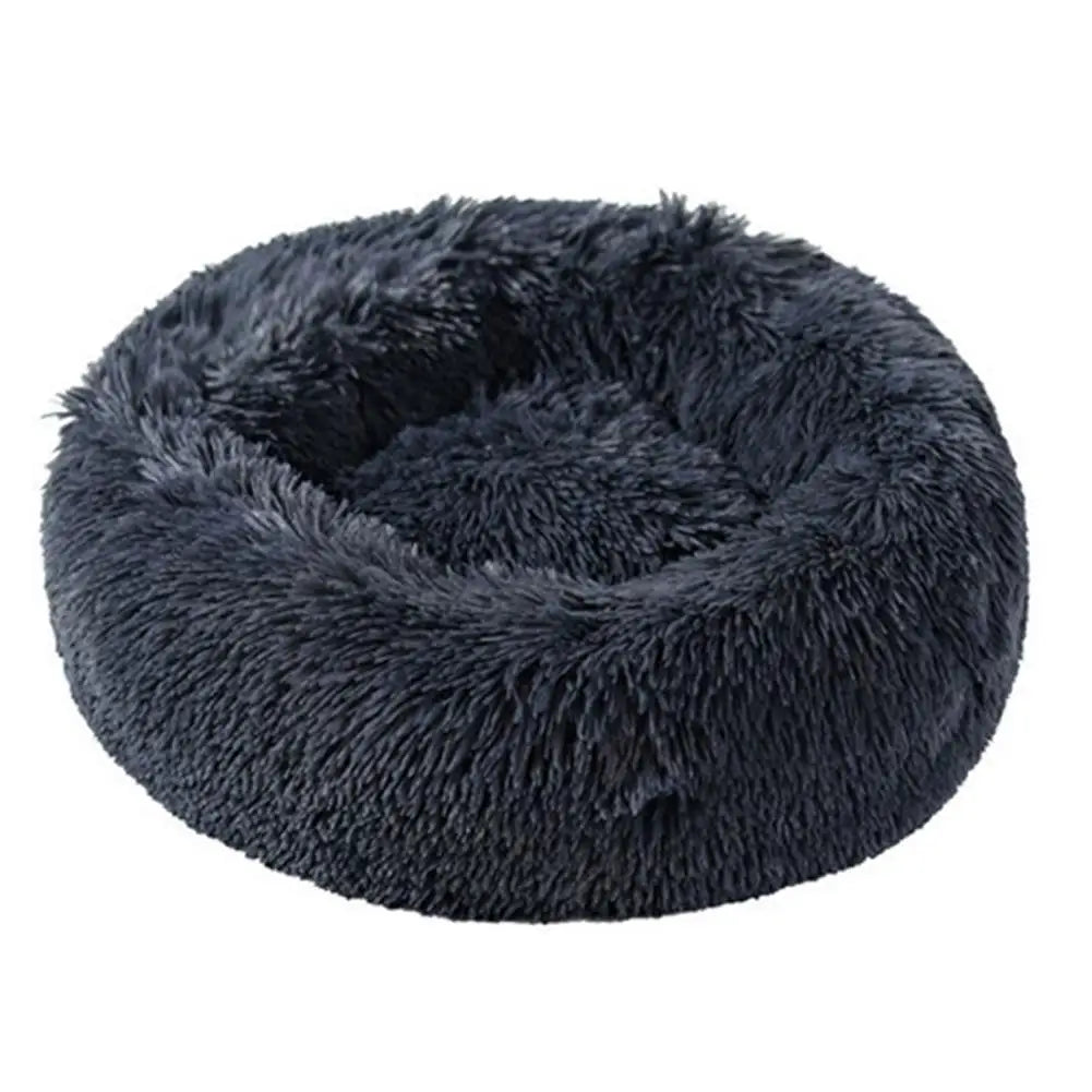 Winter Round Plush Dog Beds Washable Plush  furvana tm Fluffy Pet Cushion Dog Cat Bed Mat Portable Pet Kennel Puppy Pad