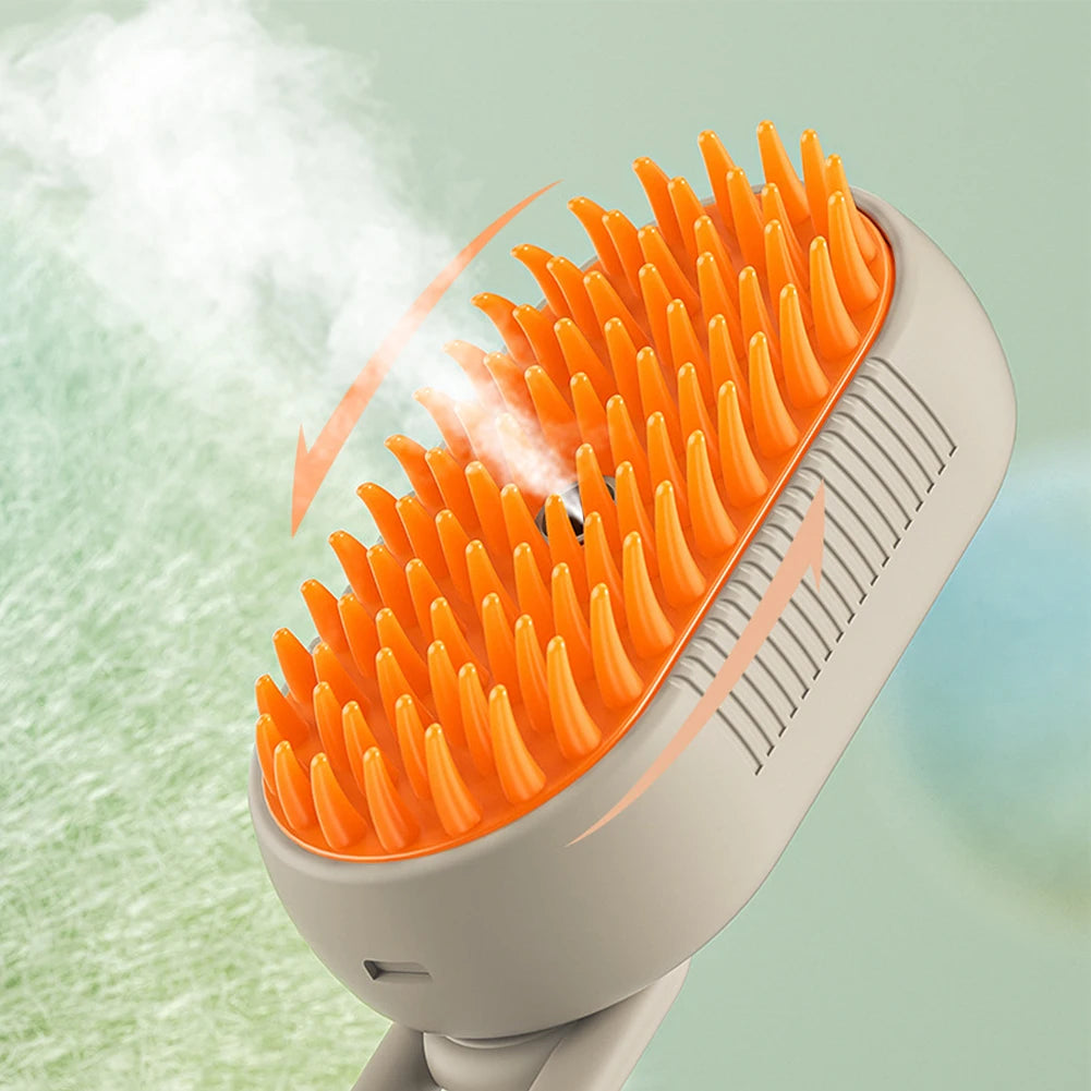 Cat Steam Brush Steamy Dog Brush 3 in 1  furvana tm Electric Spray Cat Hair Brushes USB Rechargeable Dog Grooming Massage Comb for Pet Hairs