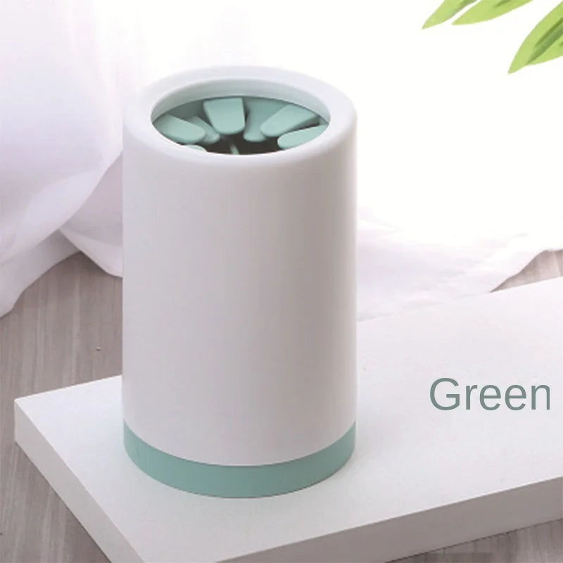 Pet Foot Washer Cup Silicone Soft furvana tm Foot Cup Cat Foot Cleaning Bucket Dog Paw Cleaner Cup Manual Quick Feet Wash Cleaner