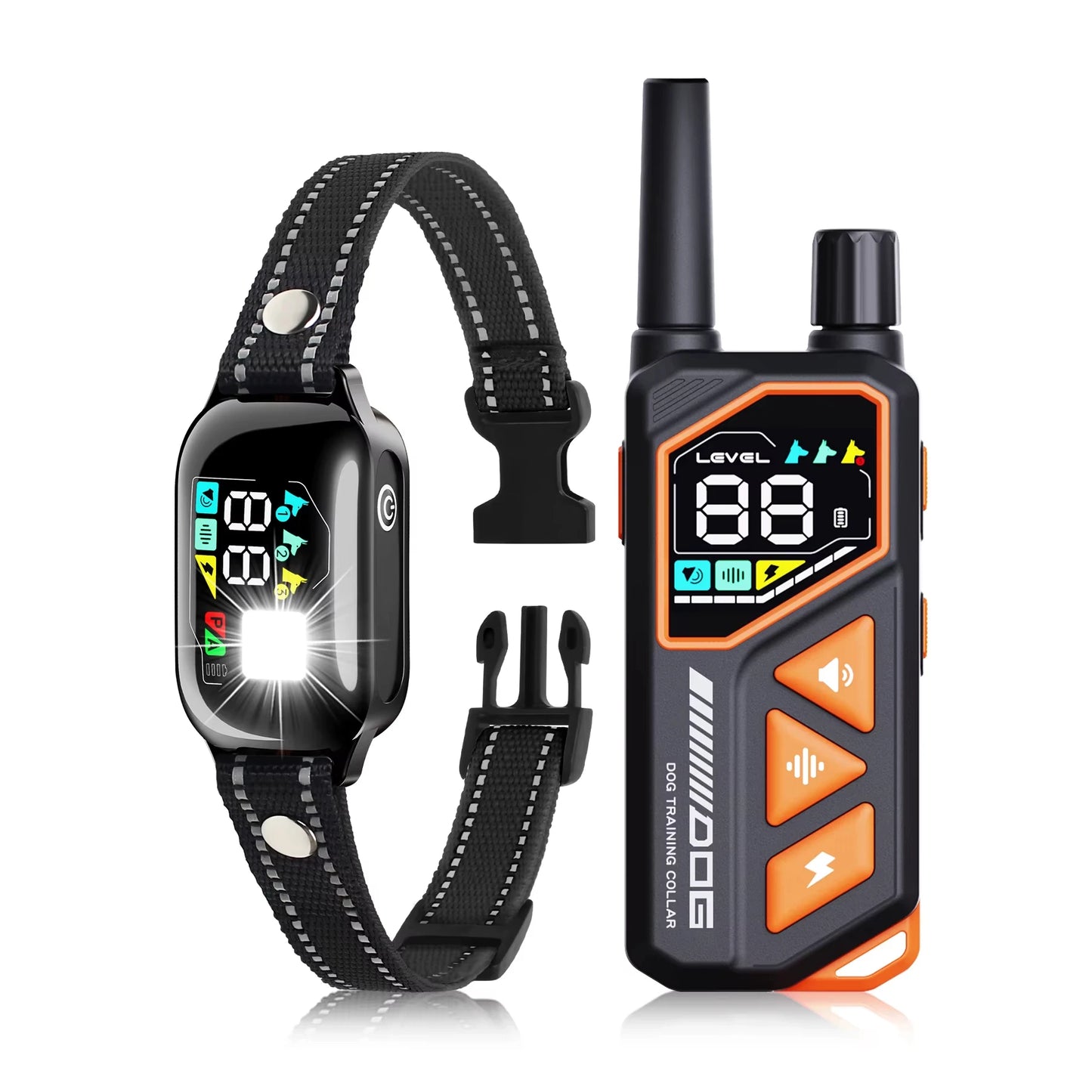 1000M Dog Training Collar with Remote furvana tm Control, Waterproof Electric Dog Collar,Automatic&training Shock Collar for 5-120lbs Dogs