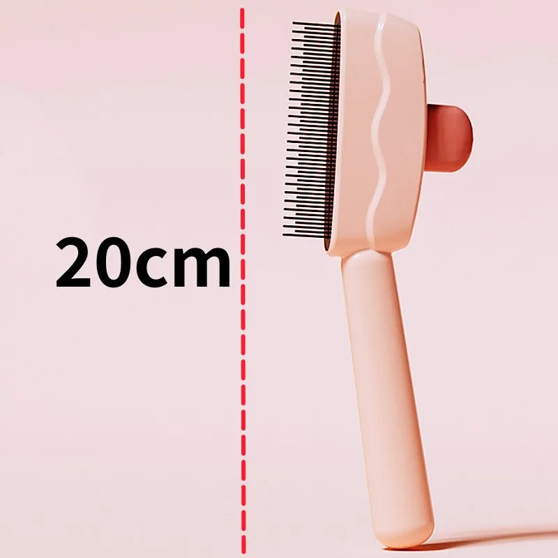 Dog Comb Massage Dog Brush furvana tm Automatic Pet Hair Remover Self Cleaning Cat Brush Dogs Grooming One Button Hair Comb Pet Products