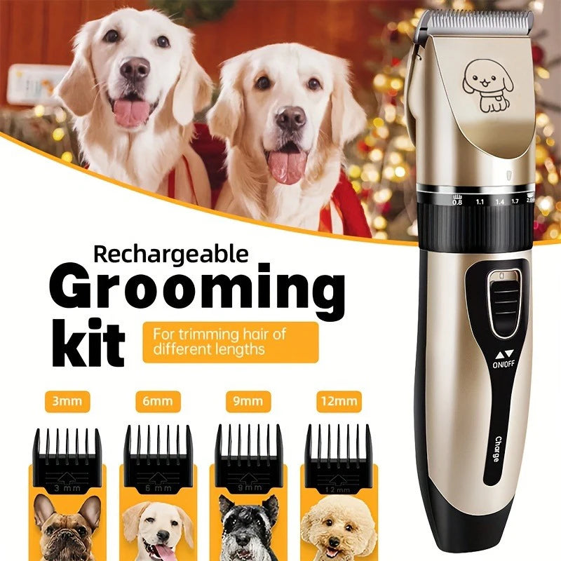 Pet Hair Trimmer Kit Electric furvana tm Precision Clippers Perfect for Professional Grooming at Home, Ideal for Dogs and Cats