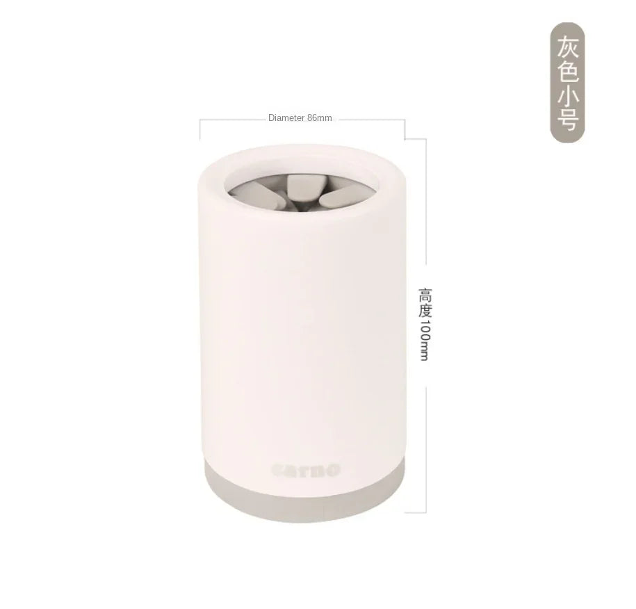 Pet Foot Washer Cup Silicone Soft furvana tm Foot Cup Cat Foot Cleaning Bucket Dog Paw Cleaner Cup Manual Quick Feet Wash Cleaner