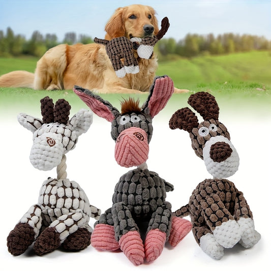 Pet Plush Squeaky Toy Set™