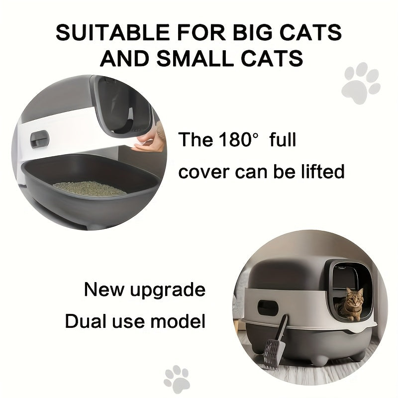 Fully Enclosed Cat Litter Box™