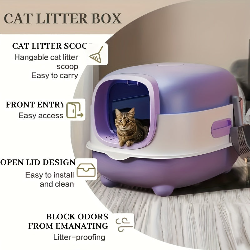 Fully Enclosed Cat Litter Box™