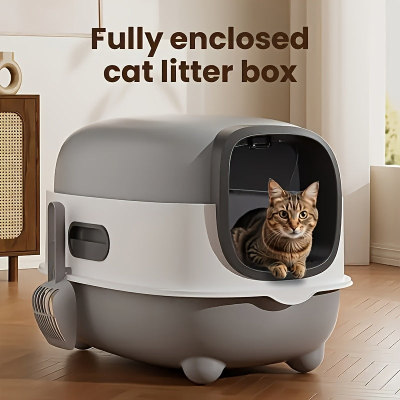 Fully Enclosed Cat Litter Box™